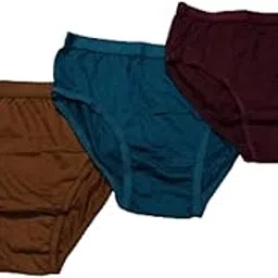 Women's Cotton Outer Elastic Panties (Pack of 3; Random Colors)-picture-14