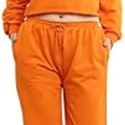 women regular cord set fleece winter wear hooded cord set hoodie With jogger plus size & regular size for womengirl-picture-14