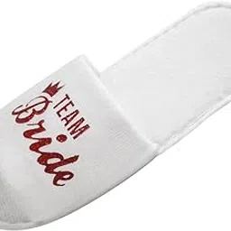 Disposable Bride Slippers Bridal Guest Slippers for Hotel Valentines Wedding Red Letter|Clothing, Shoes & Accessories | Womens Shoes | Slippers|1 Pair Disposable Bride Slippers-image-35
