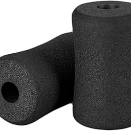 Foam Foot Pads Rollers Set of a Pair for Home Gym Exercise Machines Equipments Replacements with 1 Inch(2.5cm) Rod (Foam 4.53" X 2.56" Od X 0.87" Id)-picture-13