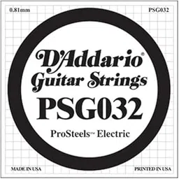 D'Addario Woodwinds PSG032 ProSteels Electric Guitar Single String .032 gauge-image-22