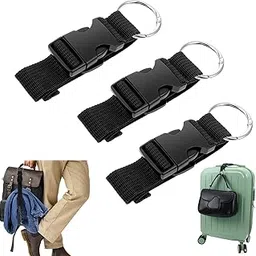 piercing 3Pcs Luggage Straps for Suitcases, Luggage Strap, Luggage Connector Straps 3-Pack Adjustable Travel Attachment-picture-46