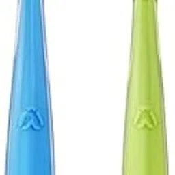 Little Bee Silicone Baby Feeding Spoons Set, Multi-Color, BPA-Free, 15.5 cm Length, Dishwasher Safe, Soft Tip Design for Infants and Toddlers (2, Blue,Green)-picture-57