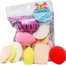 1 PACK OF 6 PC MULTICOLOR BLENDER SPONGE PUFFS-picture-12