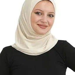 paropkar Modal Full Head & Neck Cover Jersey Hijab - Soft Cotton Viscose Lycra Solid Color Stretchy Breathable Head Cover Scarf Hijab Cap-picture-19
