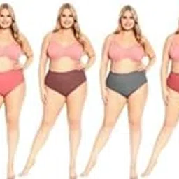 silvora Women's Cotton Blend High-Waist Panties Pack of 6 | Comfortable Stretchable Underwear for Everyday Wear-picture-11