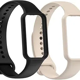 Valente Soft silicone watch bands Compatible with Amazefit Band 7 (Pack Of 2)-picture-22