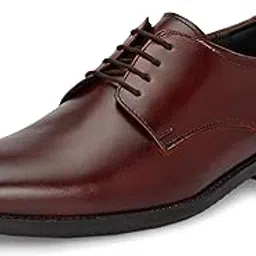 blue leather by centrino Genuine Leather Slip-On Men's Formal Shoe |Stylish with Soft Cushioned Insole |Trendy Non Lace-Up Design |Durable Leather with Anti-Skid Sole | Perfect for Formal Wear (4018)-picture-14