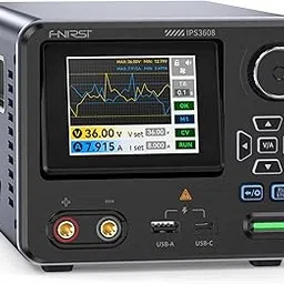FNIRSI IPS3608 DC Power Supply Variable, 36V 8A Bench Power Supply with <10mV Low Ripple, Aluminum Shell, USB-A&Type-C Port, Day/Night Dual UI, 4-Digit IPS Display, PC Programmable, 6 Preset Data-picture-18