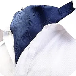 carl vinson Men's Ascot Paisley Floral Jacquard Woven Gift Cravat Tie-picture-42