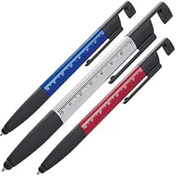 MEENAMART.COM 6 in 1 Multifunction Stylus Phone Holder Ruler Screw Driver Tool with Screen Cleaner for Devices Like iPhone-picture-32