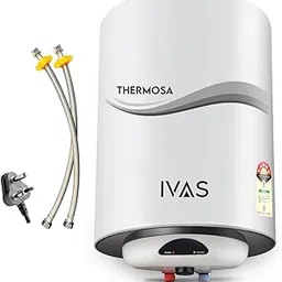 IVAS Thermosa 6 L Storage Water Heater, BEE 5 Star, ISI, 2000 W Heating Element, Rust & Shock Proof Metal Body, 5 Year Warranty on SS Tank, Indicator Lights, Free Installation & Connection Pipes-picture-45