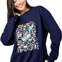ausk Genuine Fleece Crafted Printed Women's Warm Sweatshirt-picture-12