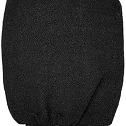 INOVERA (LABEL) Exfoliating Bath Scrub Glove Skin Cleaning Brush | Shower Scrubbing Mitt Gloves| Dual-Sided Cleaning Scrubber For Women Men (Black)-picture-21