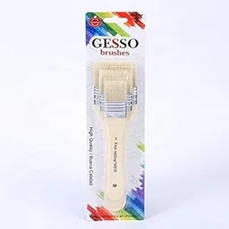 Artist Brush Set, Natural Bristles Paint Brushes for Thick Acrylic and Oil Paints Varnishes Gesso (Pack of 3)-picture-40