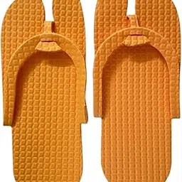 CHITRA_Spa and Hotel Free Size 5MM Sole Flip-flop (Orange)-picture-14