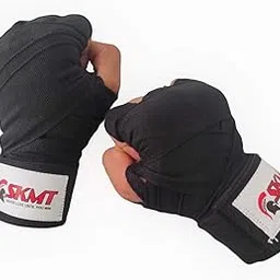 SKMT Hand Wraps, Hand Wraps for Boxing, Boxing Hand Wrap/Punching Hand Wraps Length 180" (Black)-image-54