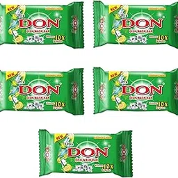 Ultra Don Dishwash Bar Lemon, Removes Stain And Grease With Power Of Lemon 160g (Pack of 5)-picture-15