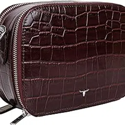 urban forest Emma Printed Brown Leather Sling Bag for Women-picture-39