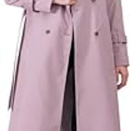 fablestreet Women Double Breasted Trench Coat - Lilac|Perfect for Casual, Office, and Everyday Outfits-picture-26