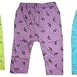 JMP Unisexs Cotton Pyjama Bottom Wear Pants (Multicolor Pack of 3)(3-4 Years) Multicolour-picture-28