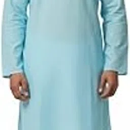 jaijok creation Men’s Cotton Blend Straight Kurta with White Pajama Bottom Wear | Traditional Ethnic Outfit for Festivals, Weddings, Puja & Casual Functions-picture-27