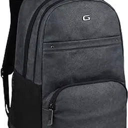Gear Vintage2 Anti Theft Faux Leather 18 Inch/48 cms Navy Blue Black 28Ltr Laptop Backpack (LBPVG2LTH0501)-picture-25