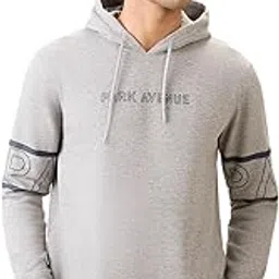 Park Avenue Men Full Sleeve Slim Fit Solid Pattern Cotton Polyester Blend Regular Neck Regular Neck Casual Sweatshirt-picture-14