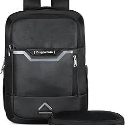 uppercase Edge Alphatech Padded 15.6" Laptop & iPad Compartment Pro Backpack for Men & Women - 2 Compartments Snaplift Tech, Dual Bottle Holders Side Passport Pocket Tech Pouch, Trolley Sleeve-picture-58
