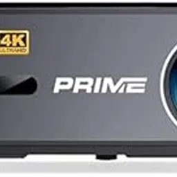 Prime PS4 Gen-2, Smart Android Projector, 4K, 10500 Lumens (2X Brighter), e-Focus with 100% Sealed Engine, 4K HDR Contrast, WiFi, Bluetooth, 350' Projector image 1