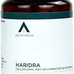 Age Ayurveda Hardira Ayurvedic Capsules 7% Curcumin for Immunity & Strength | Vegan Turmeric Boost for Metabolism and Allergy Defense | 100 Vegetable Capsules (Pack of 1)-picture-27