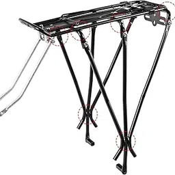 MERISHOPP Mountain Bicycle Rear Carrier Cargo Rack Accessories Sturdy with Side Guards | Sports Equipment | Outdoor Sports Gear | Exercise Gear-image-73