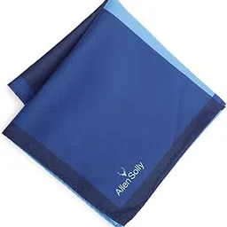 allen solly Polyester Men Blue Pocket Casual Style Square, Free Size, Assorted-picture-13
