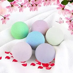 CALANDIS 6 Pieces Women Scented Bubble Bath Salt Essential Balls Set Kit | Bath Bombs & Fizzies | Bath &-picture-23