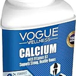 Vogue Wellness Calcium 500mg with Magnesium, Zinc, Vitamin D3, K2-7 | Calcium Capsules (60 Capsules)-picture-26