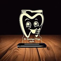 generic PRINTKART Doctors Name and Designation, Personalised LED Doctors Name Gifts, 3D Illusion Lamp Gift for Doctor, Laser Cut, (Material:- Acrylic Transparent, Size:- 6 x 4 Inches) (Dentist-1)-picture-43