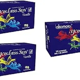 Okamoto Condoms For Men Skinless Skin - Vanilla (3 x 10s)-picture-29