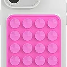 Dsynk Gear Silicone Suction Phone Case Mount, Non Slip Sticky Grip for Cellphone, Silicon Adhesive Suction Cup Mount, Strong Grip Holder for Selfies and Videos (Cotton Candy Cloud, Pack of 1)-picture-43