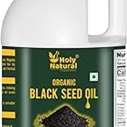 Holy Natural Cold-Pressed Organic Black Seed/Nigella Sativa/Kalonji Seeds Oil (1000ml) | Virgin Grade, No GMO, and Untreated Edible Oil | Weight loss, Immunity Booster | Hair & Skin-image-57