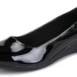 Lazy Boo - Women's Patent Leather Pumps (Black)-picture-41