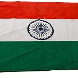 Swarna Ecocrafts Indian National Flag | Size - 24 * 36 Inch (2 * 3ft) | Suitable for Indoors and Outdoors|Cotton| Both sides Printing| All Weather Fabric | Fade Proof, Hand Stitched and Durable | Har Ghar Tiranga-image-4
