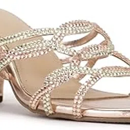 Womens PAIGE MULE Heels, Rose Gold, (7715538)-image-27