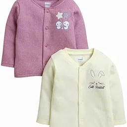 BUMZEE Girls Cotton Regular Fit Mauve Full Sleeves Thermal Jablas Pack of 2 (Peb9621)-picture-12