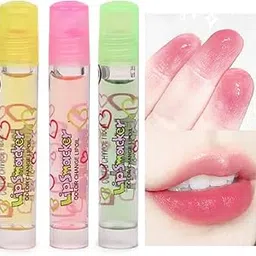 Moisturizing Strawberry Lip Gloss Cute Flowers Lip Oil Transparent-picture-33