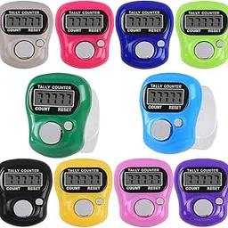 IPSA Mini Hand Tally Counter Finger Ring Digital Electronic Head Count,Japa Counter Counting Machine for Mantra Jap and Cricket Umpire and Various Counting Purpose Small TC-1 (Set of 2)-picture-32