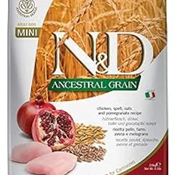 FARMINA PET FOODS N&D Ancestral Grain Dry Dog Food, Adult Mini Breed, 2.5-kg, Chicken and Pomegranate (Pack of 1)-picture-25