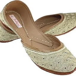 fulkari Women's Susan Formal Genuine Soft Leather Jutis-picture-19