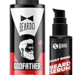 Beardo Godfather Beard Wash & Beard Serum | Purifying & Hydrating Beard and Skin Cleaner | Softens and Smoothens Rough Beard | Gives Healthy look to Beard | Shiny and Nourished Beard | Set of 2-picture-17