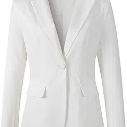 beninos Womens One Button Blazer Lightweight Office Work Suit Jacket-picture-33