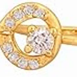gc premium jewellery Trendy Gold-Plated Round and Floral Nose Pin Set of 3 for Women-picture-55